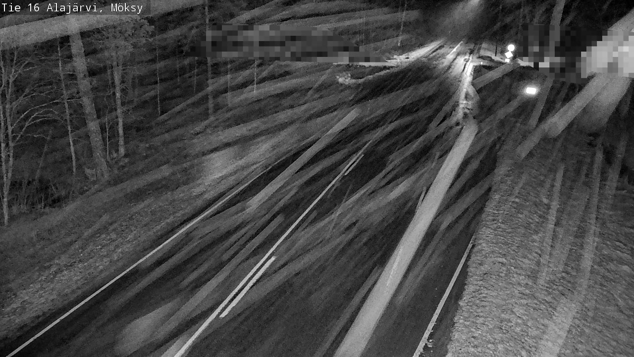 Weather Camera Image Road 16 Alajärvi, Möksy, Alajärvi, Etelä-Pohjanmaa