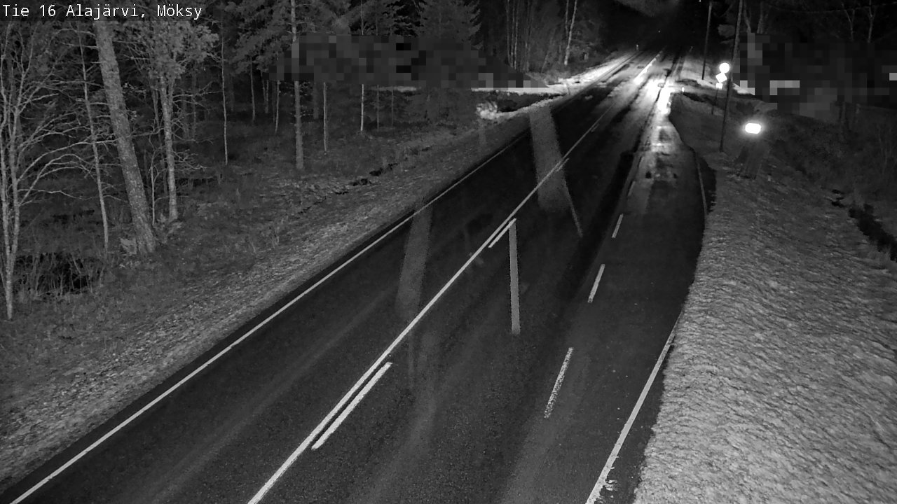 Weather Camera Image Road 16 Alajärvi, Möksy, Alajärvi, Etelä-Pohjanmaa