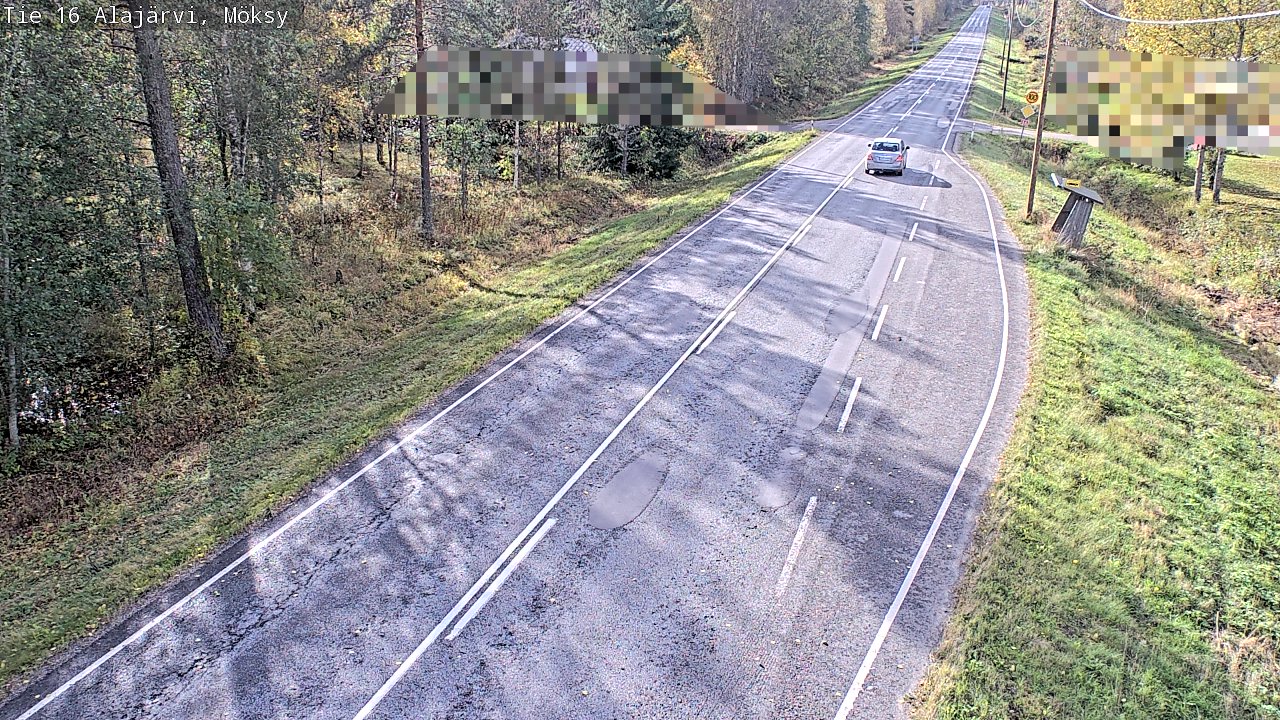 Weather Camera Image Road 16 Alajärvi, Möksy, Alajärvi, Etelä-Pohjanmaa