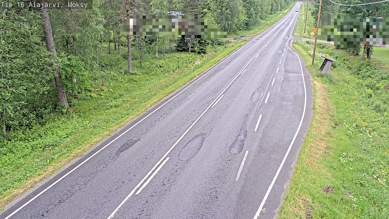 Weather Camera Image Väg 16 Alajärvi, Möksy, Alajärvi, Etelä-Pohjanmaa