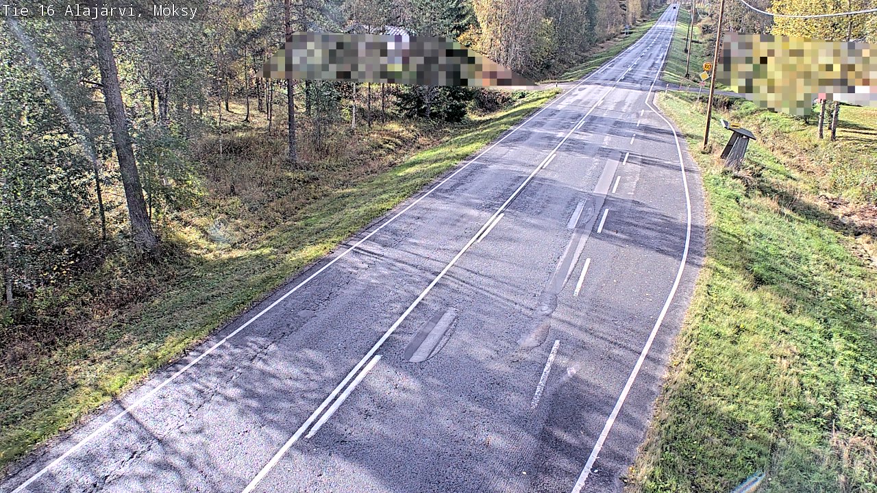 Weather Camera Image Road 16 Alajärvi, Möksy, Alajärvi, Etelä-Pohjanmaa