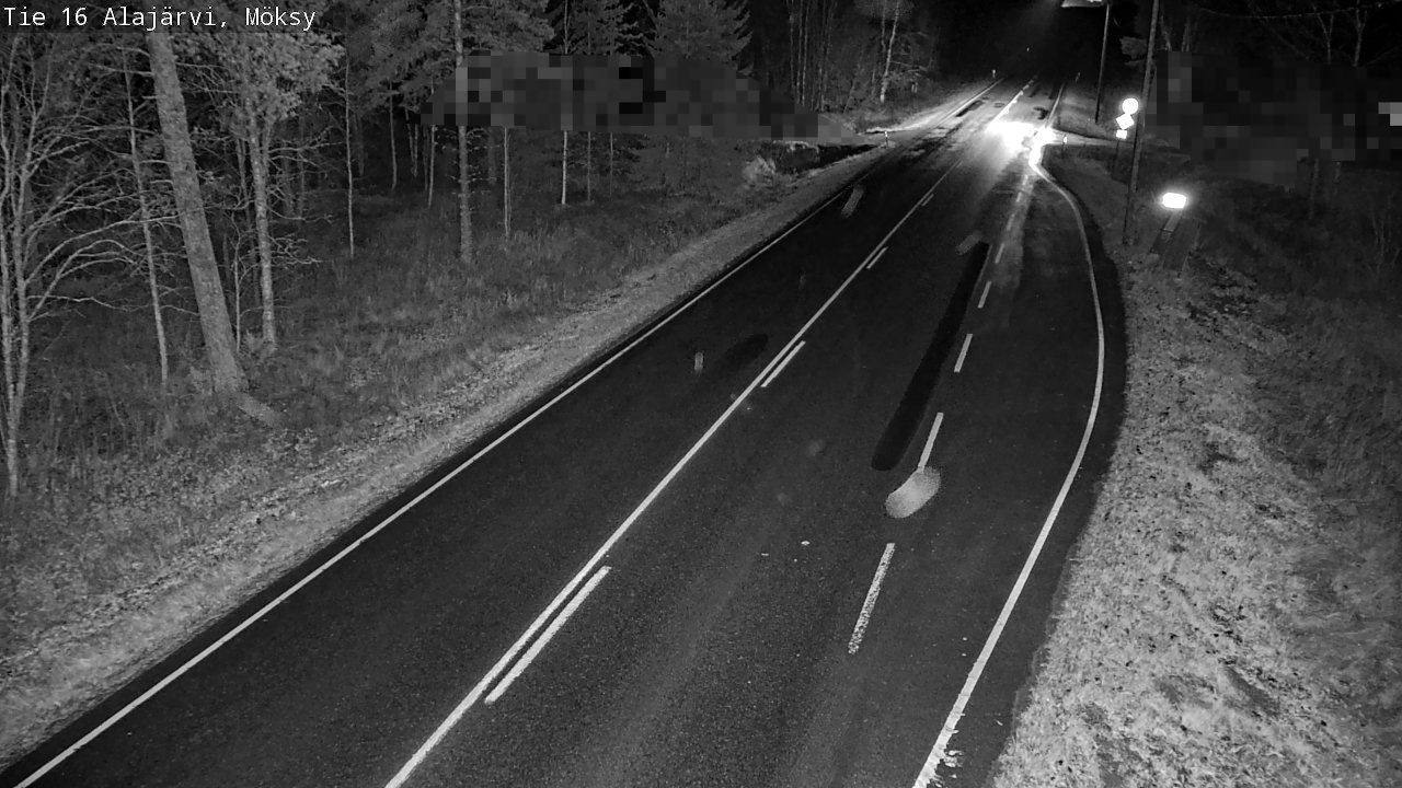 Weather Camera Image Road 16 Alajärvi, Möksy, Alajärvi, Etelä-Pohjanmaa