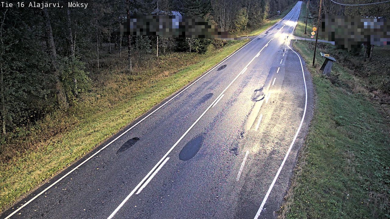 Weather Camera Image Road 16 Alajärvi, Möksy, Alajärvi, Etelä-Pohjanmaa