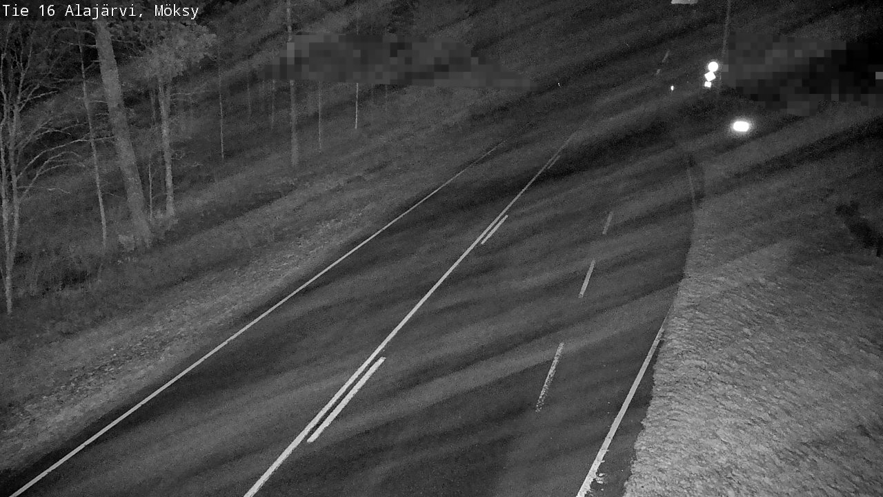 Weather Camera Image Road 16 Alajärvi, Möksy, Alajärvi, Etelä-Pohjanmaa