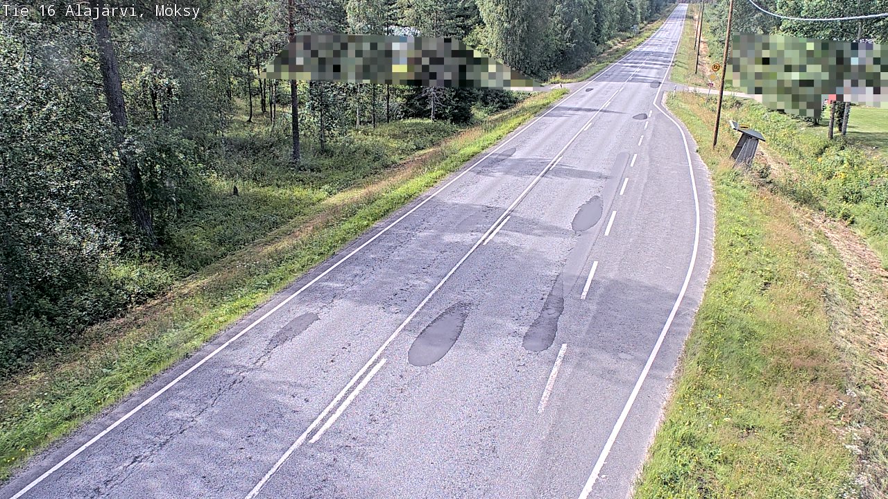 Weather Camera Image Road 16 Alajärvi, Möksy, Alajärvi, Etelä-Pohjanmaa