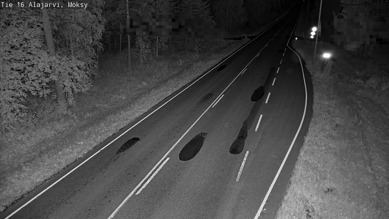 Weather Camera Image Road 16 Alajärvi, Möksy, Alajärvi, Etelä-Pohjanmaa