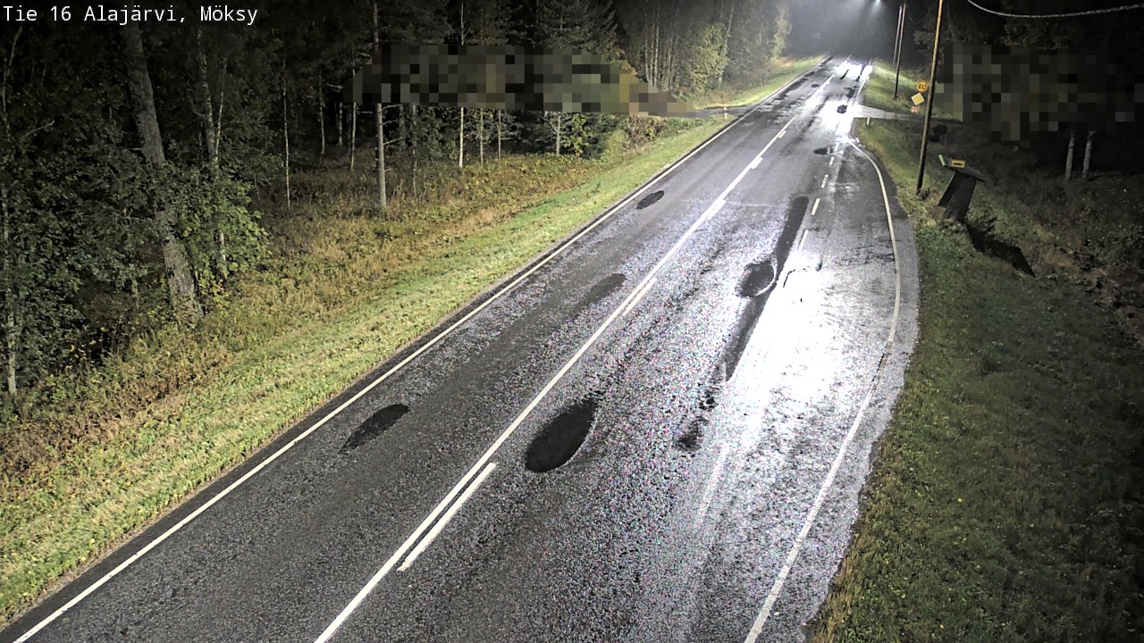 Weather Camera Image Road 16 Alajärvi, Möksy, Alajärvi, Etelä-Pohjanmaa