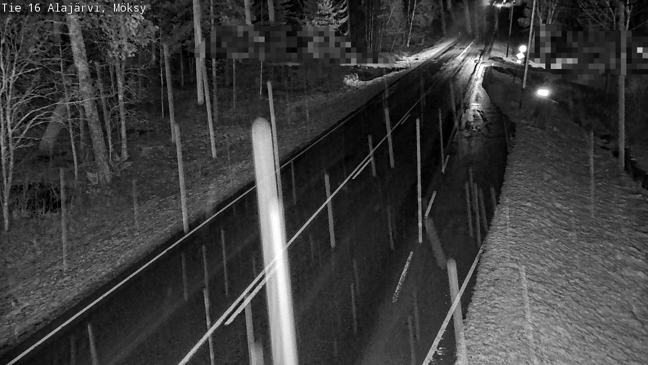 Weather Camera Image Road 16 Alajärvi, Möksy, Alajärvi, Etelä-Pohjanmaa