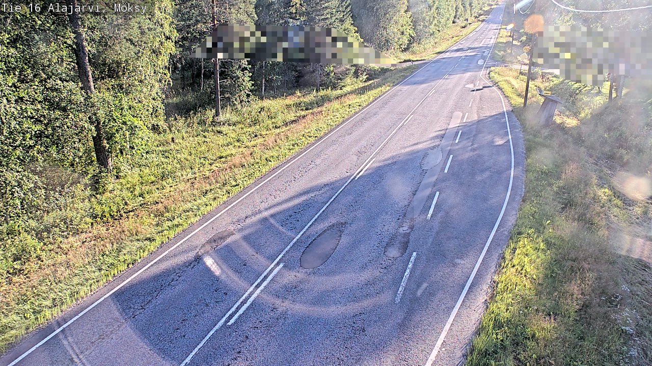 Weather Camera Image Road 16 Alajärvi, Möksy, Alajärvi, Etelä-Pohjanmaa