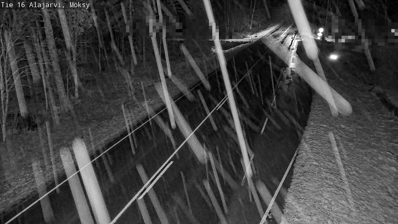 Weather Camera Image Road 16 Alajärvi, Möksy, Alajärvi, Etelä-Pohjanmaa