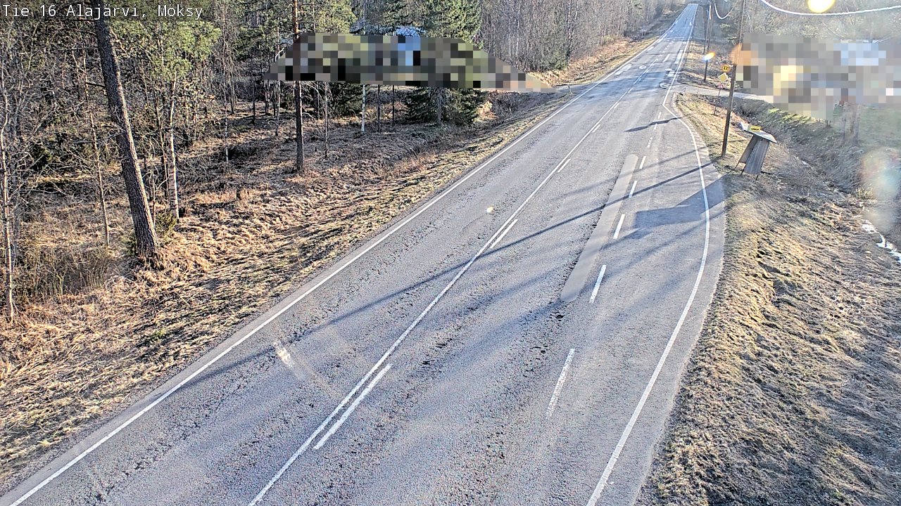 Weather Camera Image Väg 16 Alajärvi, Möksy, Alajärvi, Etelä-Pohjanmaa