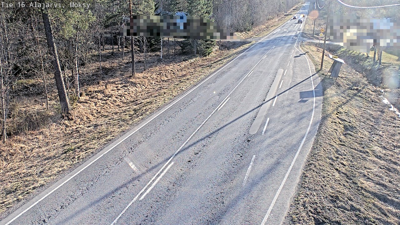 Weather Camera Image Väg 16 Alajärvi, Möksy, Alajärvi, Etelä-Pohjanmaa
