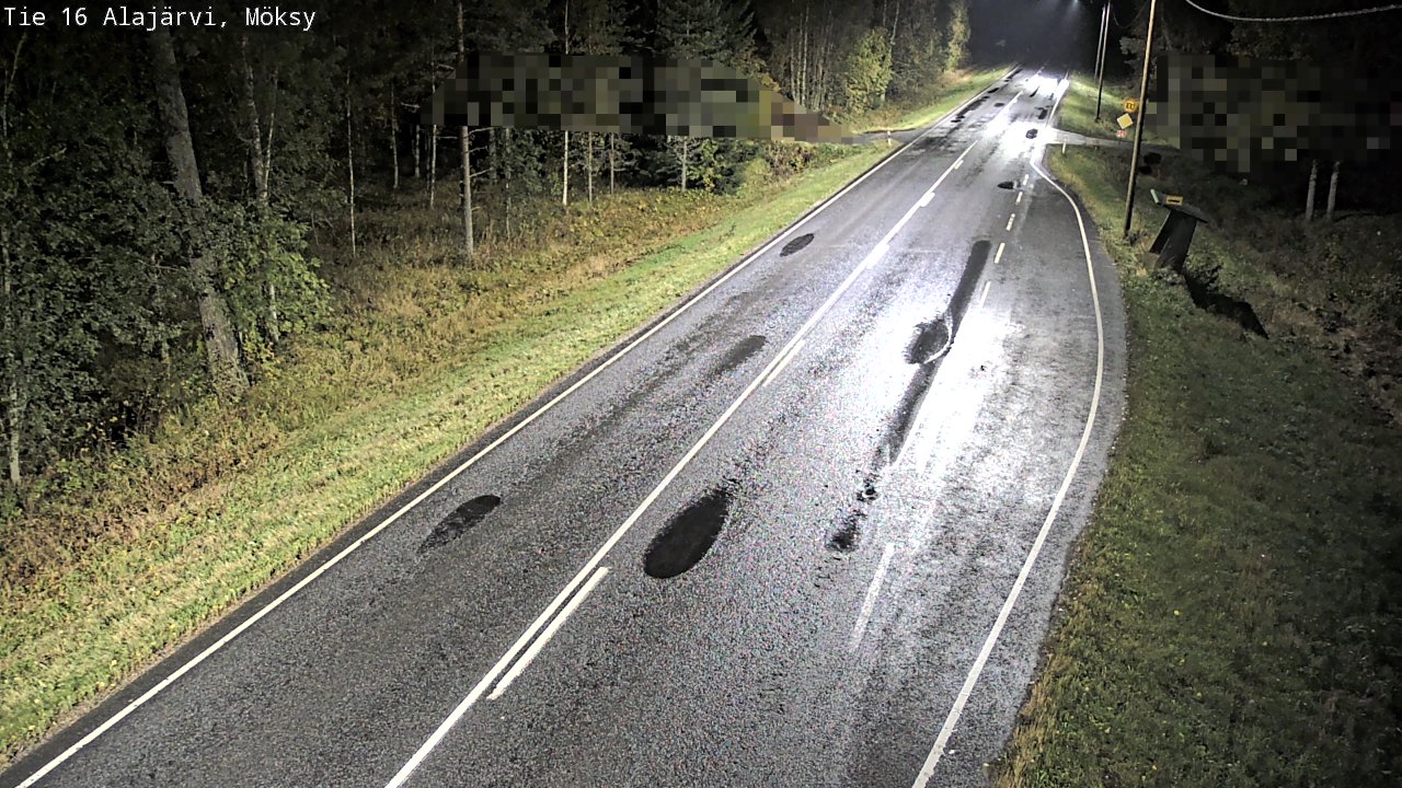 Weather Camera Image Road 16 Alajärvi, Möksy, Alajärvi, Etelä-Pohjanmaa
