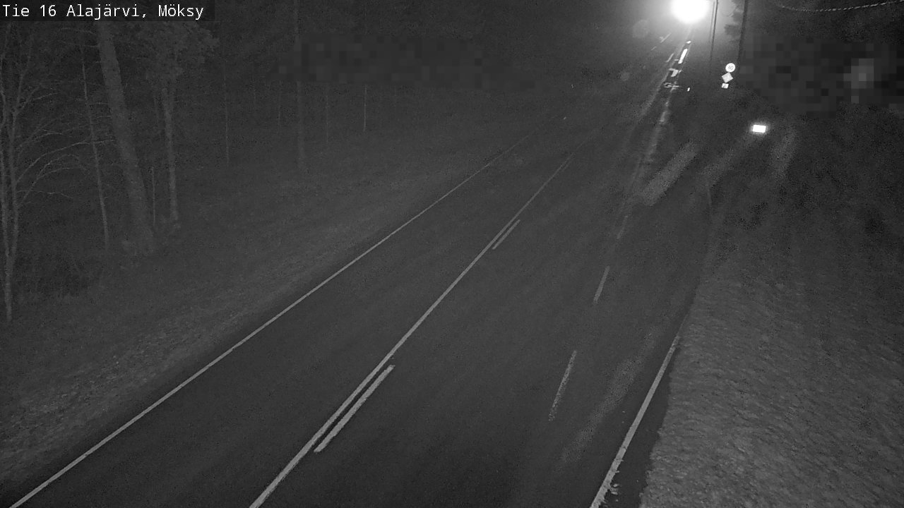 Weather Camera Image Road 16 Alajärvi, Möksy, Alajärvi, Etelä-Pohjanmaa
