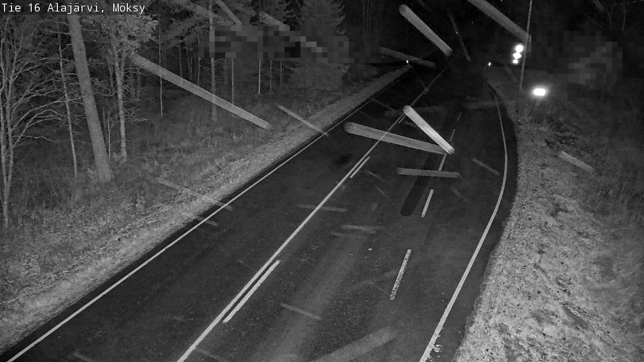 Weather Camera Image Väg 16 Alajärvi, Möksy, Alajärvi, Etelä-Pohjanmaa