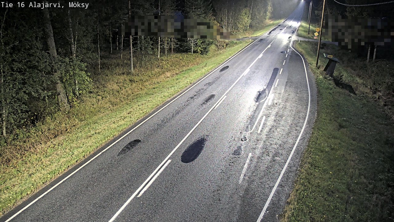 Weather Camera Image Road 16 Alajärvi, Möksy, Alajärvi, Etelä-Pohjanmaa