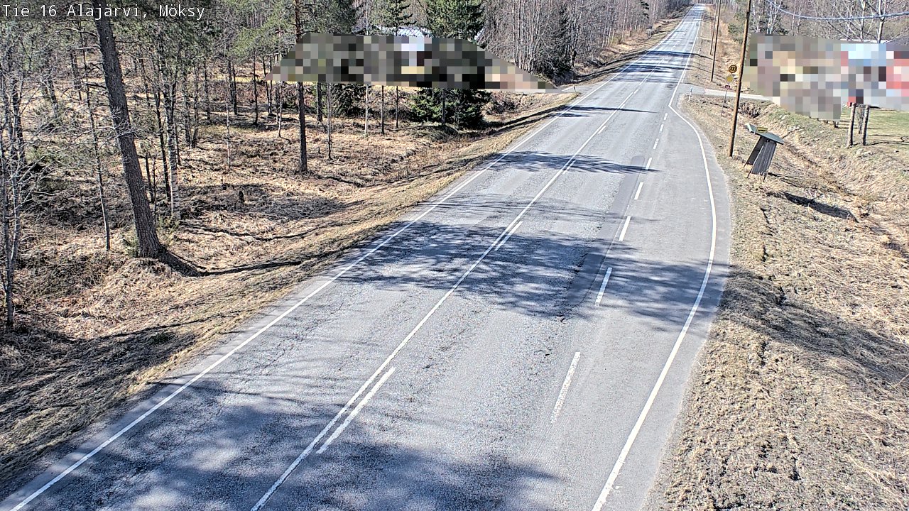 Weather Camera Image Väg 16 Alajärvi, Möksy, Alajärvi, Etelä-Pohjanmaa