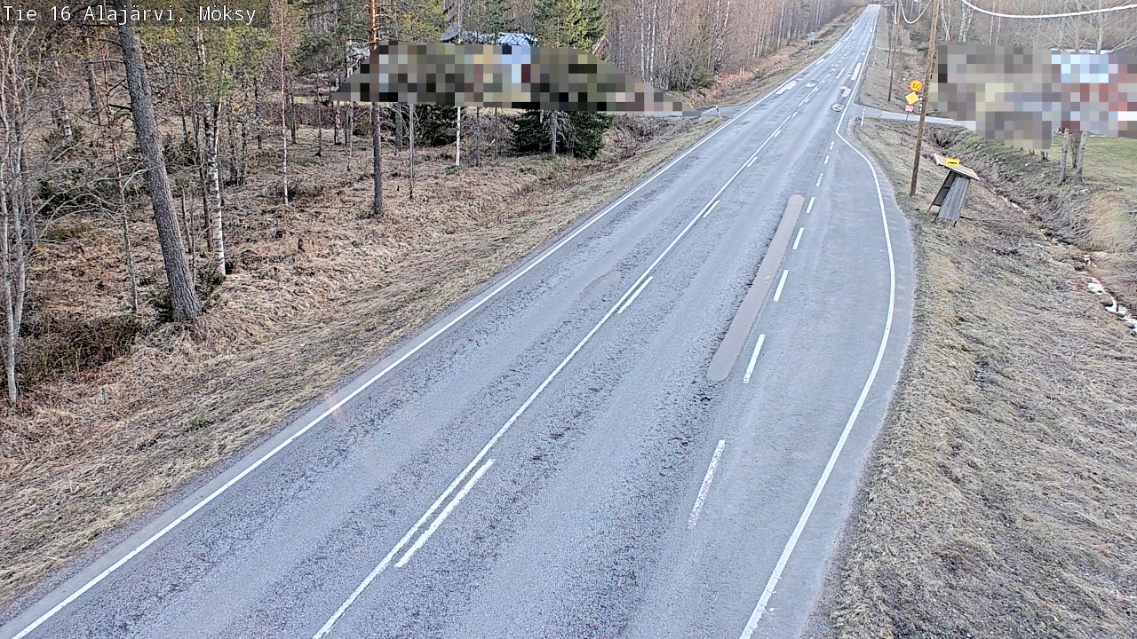 Weather Camera Image Väg 16 Alajärvi, Möksy, Alajärvi, Etelä-Pohjanmaa