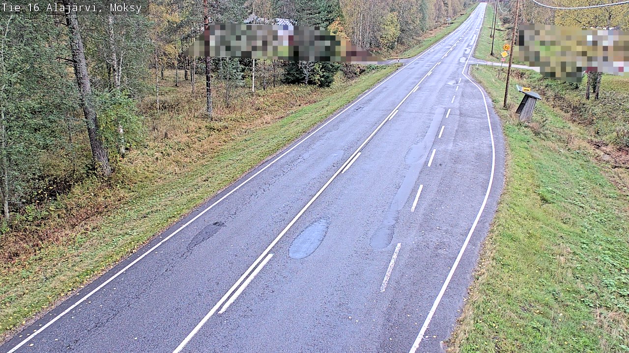 Weather Camera Image Road 16 Alajärvi, Möksy, Alajärvi, Etelä-Pohjanmaa