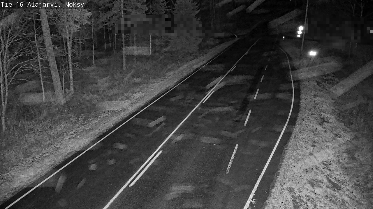 Weather Camera Image Road 16 Alajärvi, Möksy, Alajärvi, Etelä-Pohjanmaa