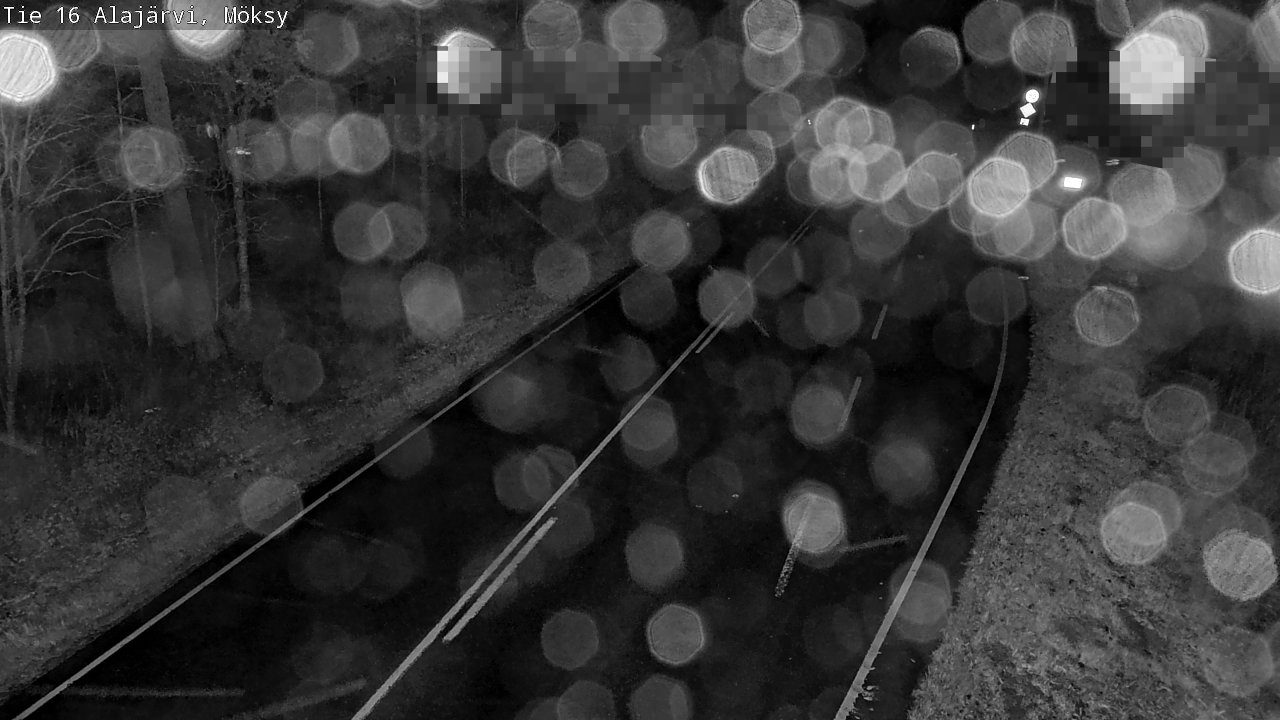 Weather Camera Image Väg 16 Alajärvi, Möksy, Alajärvi, Etelä-Pohjanmaa