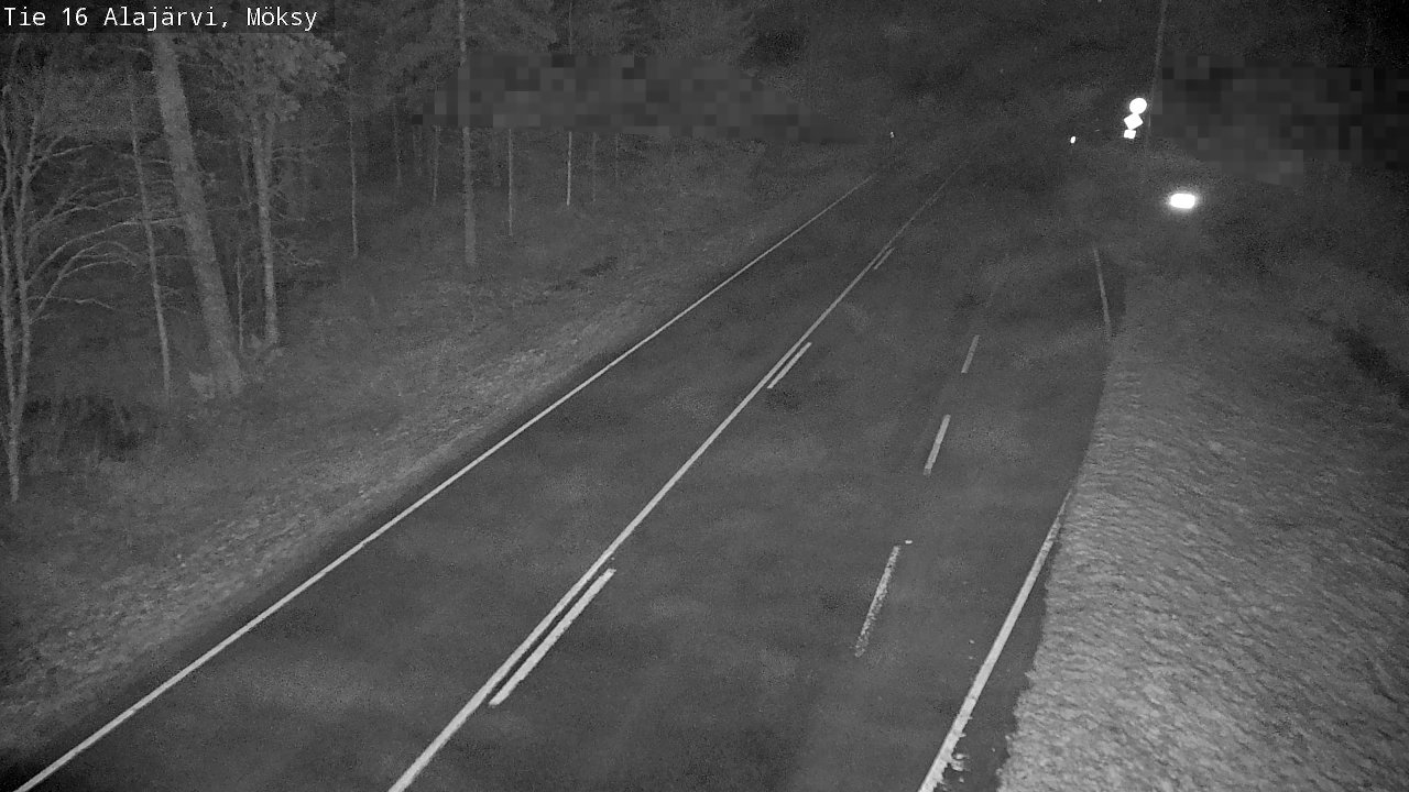 Weather Camera Image Road 16 Alajärvi, Möksy, Alajärvi, Etelä-Pohjanmaa