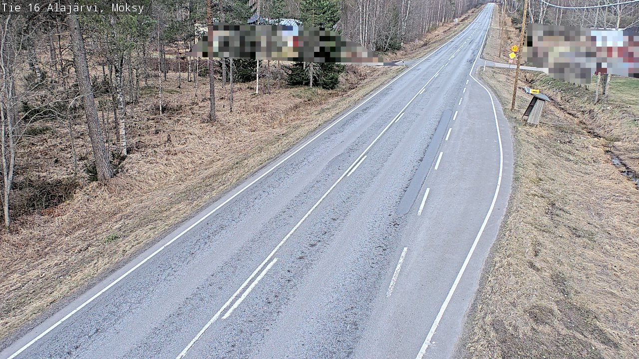 Weather Camera Image Road 16 Alajärvi, Möksy, Alajärvi, Etelä-Pohjanmaa
