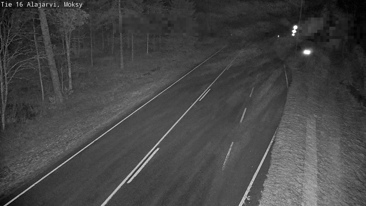 Weather Camera Image Road 16 Alajärvi, Möksy, Alajärvi, Etelä-Pohjanmaa