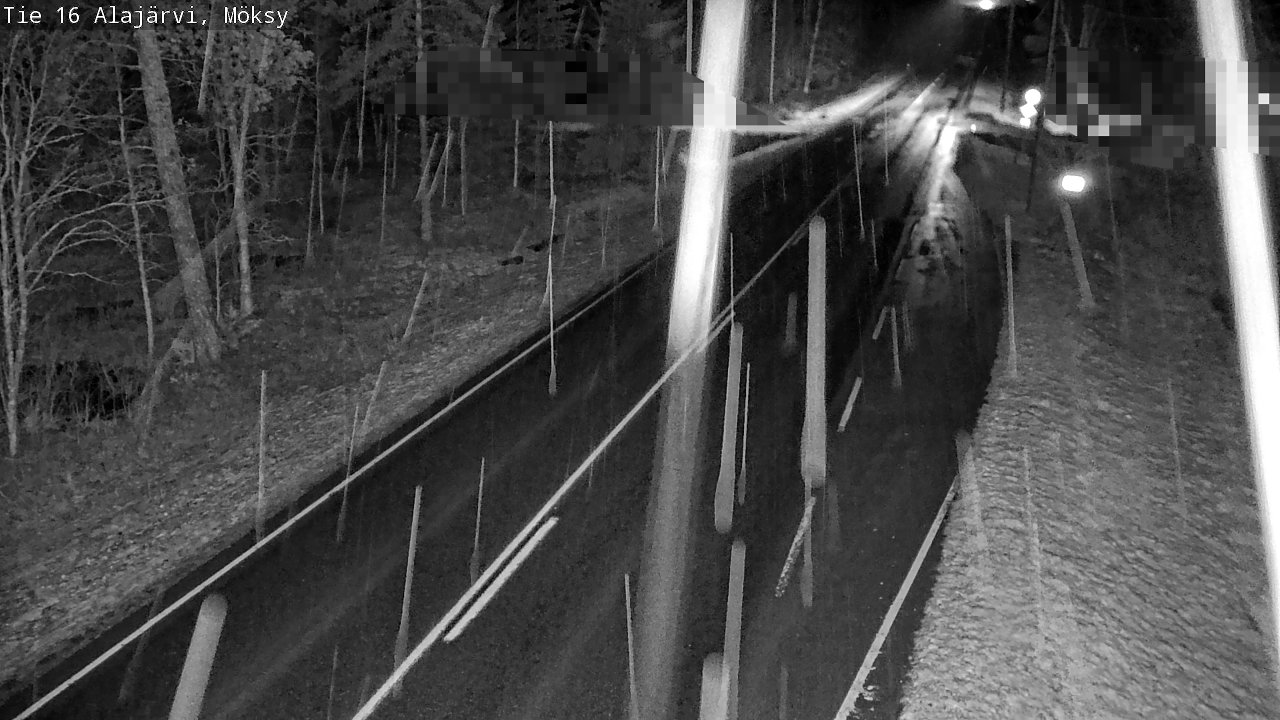 Weather Camera Image Road 16 Alajärvi, Möksy, Alajärvi, Etelä-Pohjanmaa