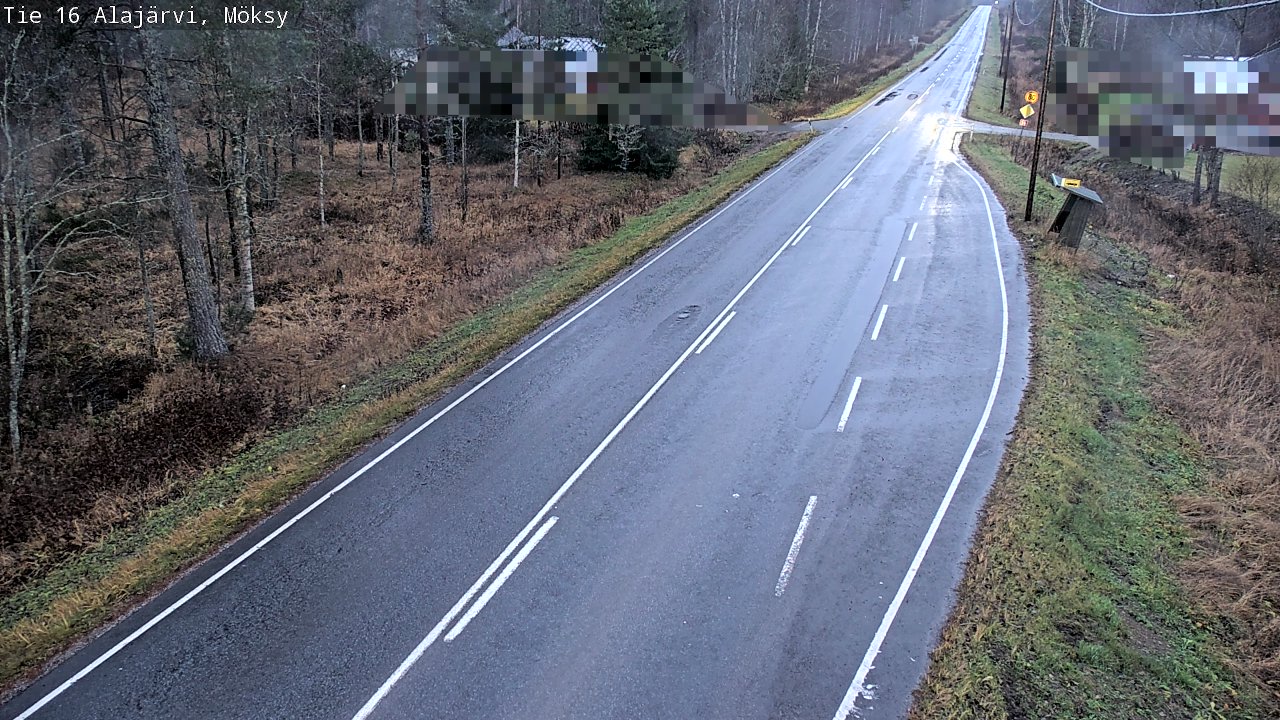 Weather Camera Image Väg 16 Alajärvi, Möksy, Alajärvi, Etelä-Pohjanmaa