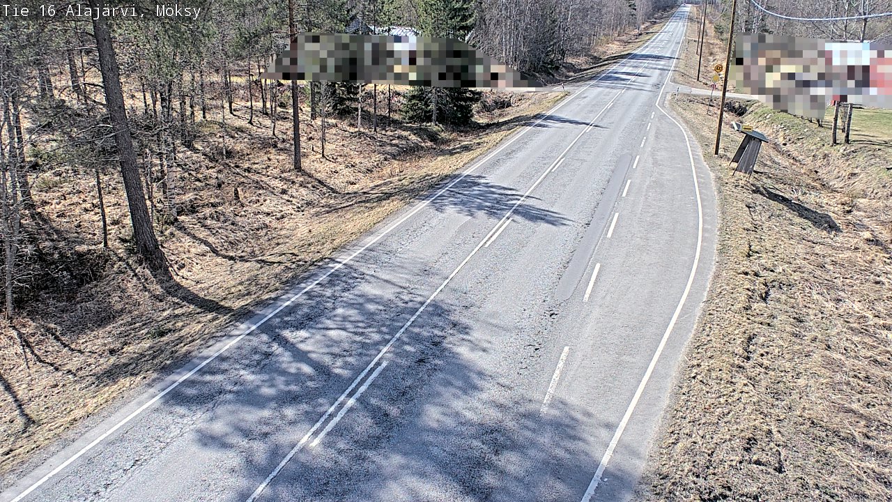 Weather Camera Image Väg 16 Alajärvi, Möksy, Alajärvi, Etelä-Pohjanmaa