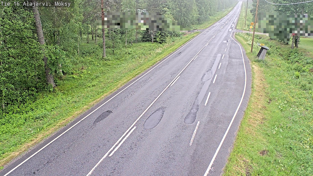 Weather Camera Image Road 16 Alajärvi, Möksy, Alajärvi, Etelä-Pohjanmaa