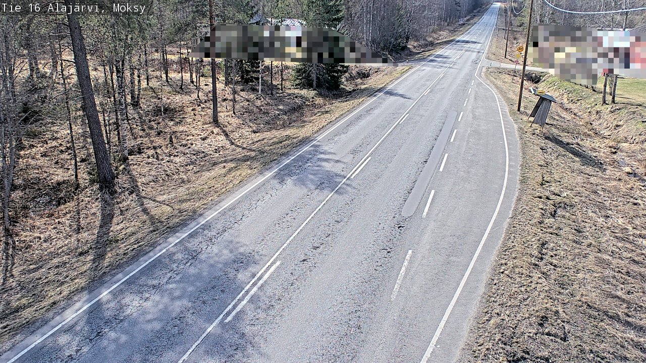 Weather Camera Image Väg 16 Alajärvi, Möksy, Alajärvi, Etelä-Pohjanmaa