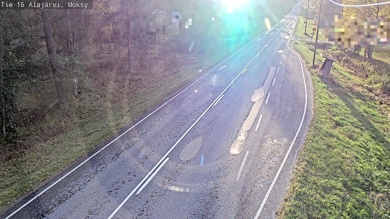 Weather Camera Image Road 16 Alajärvi, Möksy, Alajärvi, Etelä-Pohjanmaa