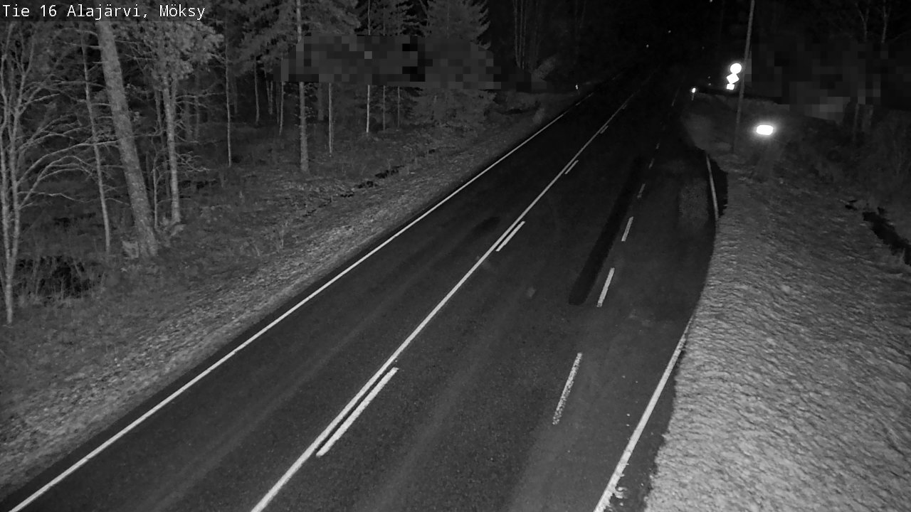 Weather Camera Image Road 16 Alajärvi, Möksy, Alajärvi, Etelä-Pohjanmaa