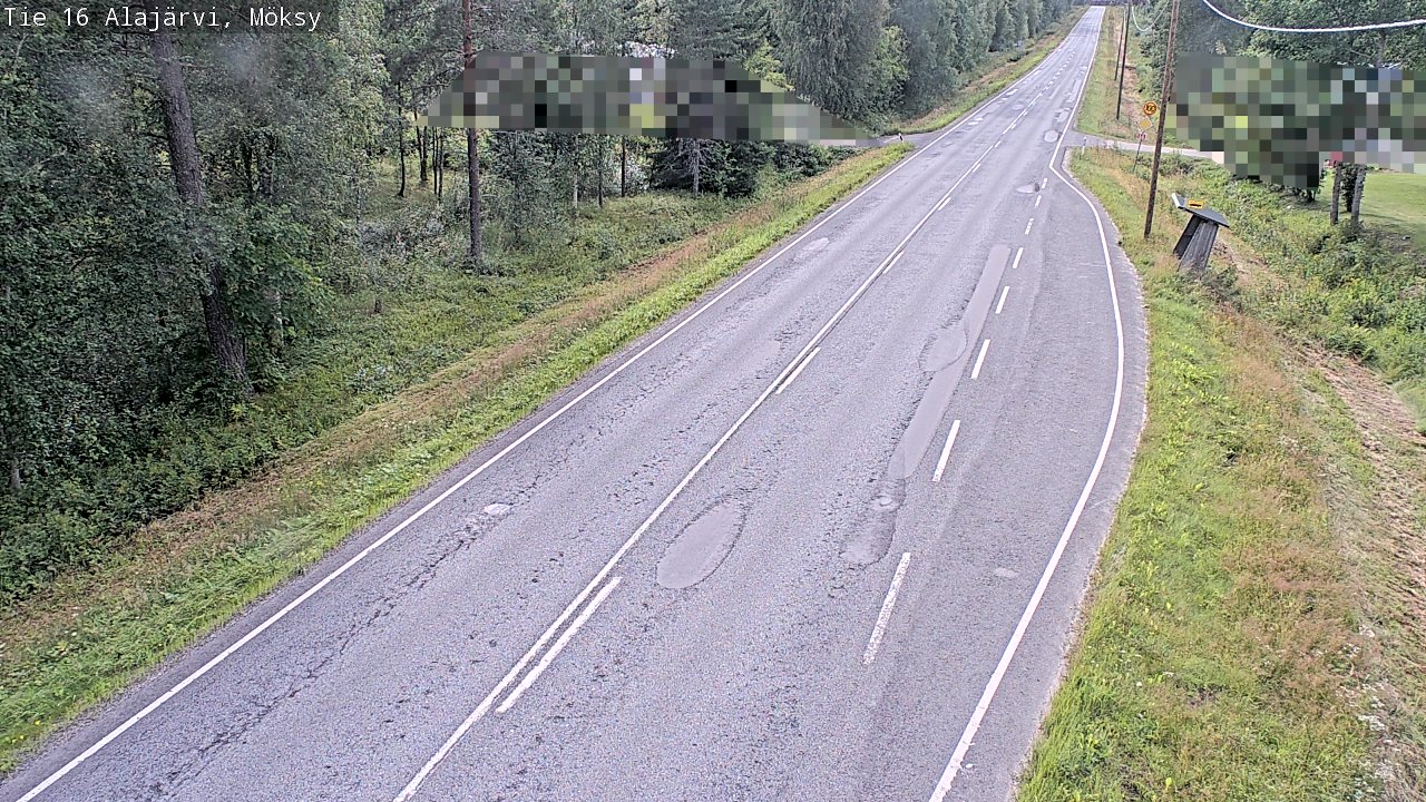 Weather Camera Image Road 16 Alajärvi, Möksy, Alajärvi, Etelä-Pohjanmaa