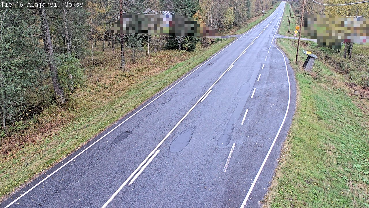Weather Camera Image Road 16 Alajärvi, Möksy, Alajärvi, Etelä-Pohjanmaa