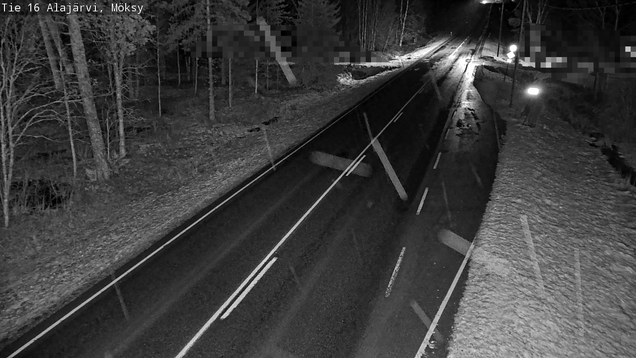 Weather Camera Image Road 16 Alajärvi, Möksy, Alajärvi, Etelä-Pohjanmaa