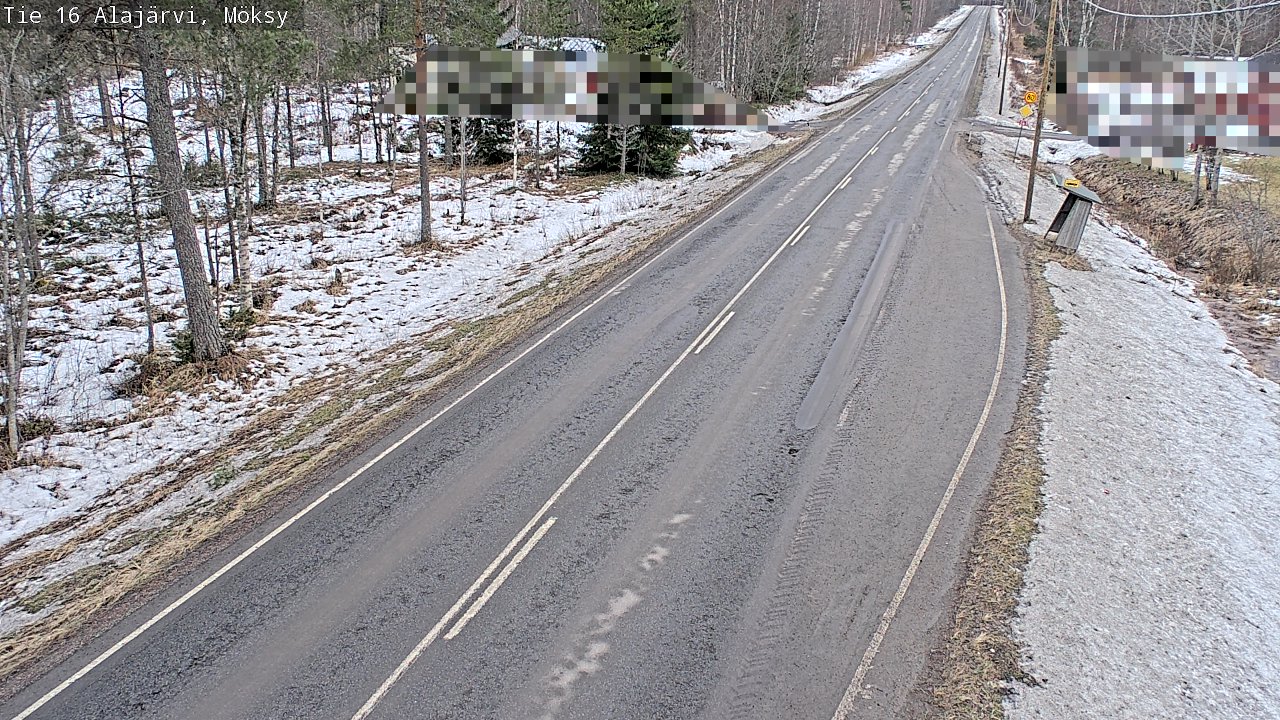 Weather Camera Image Road 16 Alajärvi, Möksy, Alajärvi, Etelä-Pohjanmaa