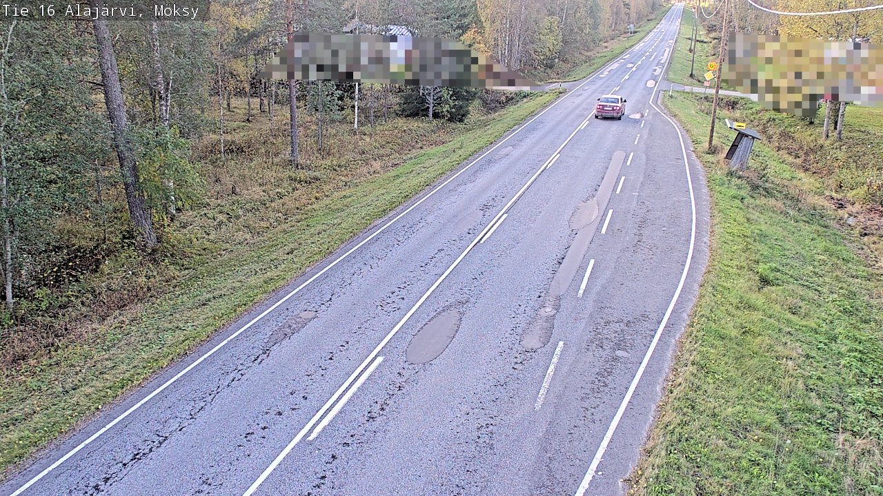 Kelikamerat Kuva Tie 16 Alajärvi, Möksy, Alajärvi, Etelä-Pohjanmaa
