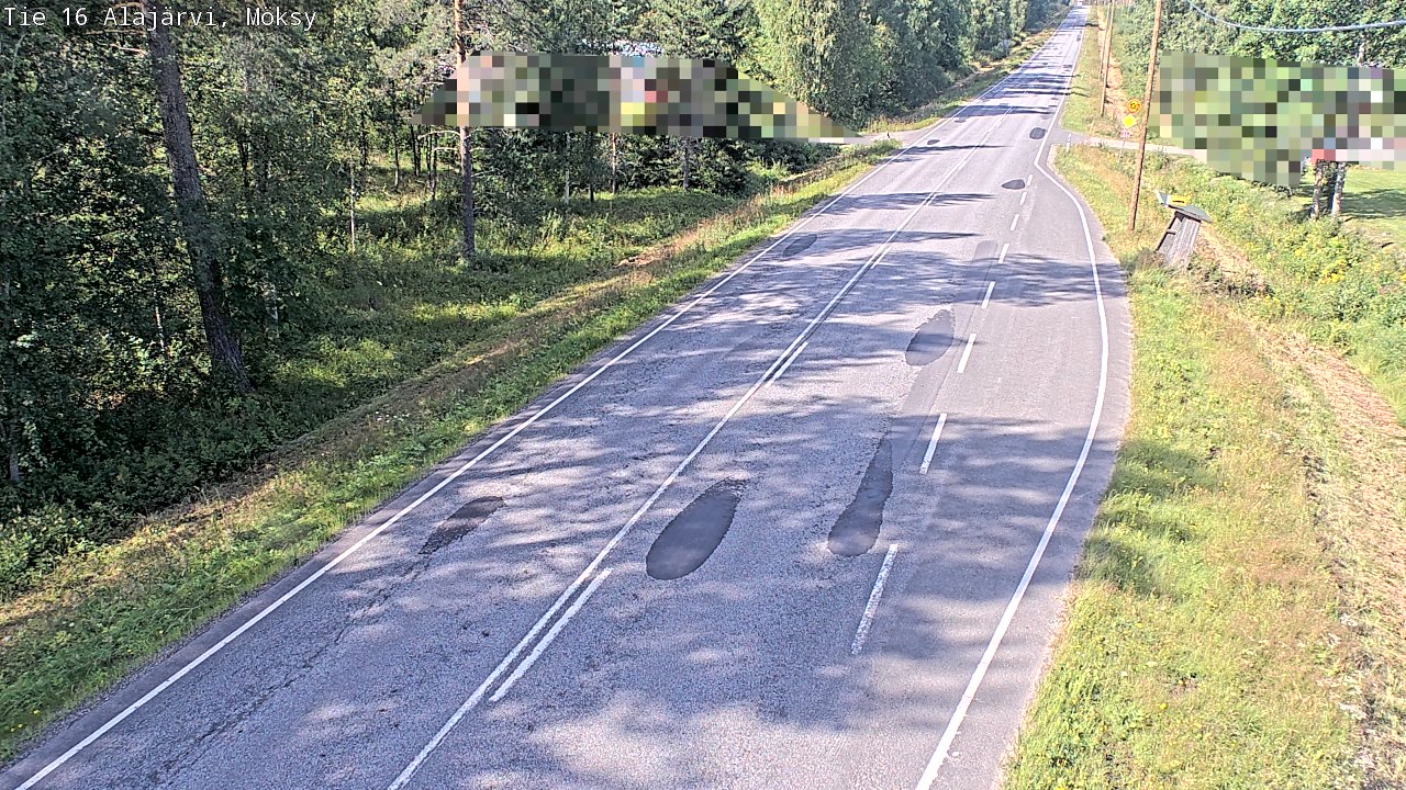 Weather Camera Image Road 16 Alajärvi, Möksy, Alajärvi, Etelä-Pohjanmaa