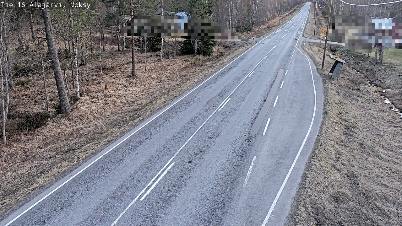 Weather Camera Image Väg 16 Alajärvi, Möksy, Alajärvi, Etelä-Pohjanmaa