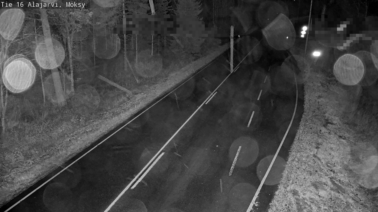 Weather Camera Image Väg 16 Alajärvi, Möksy, Alajärvi, Etelä-Pohjanmaa