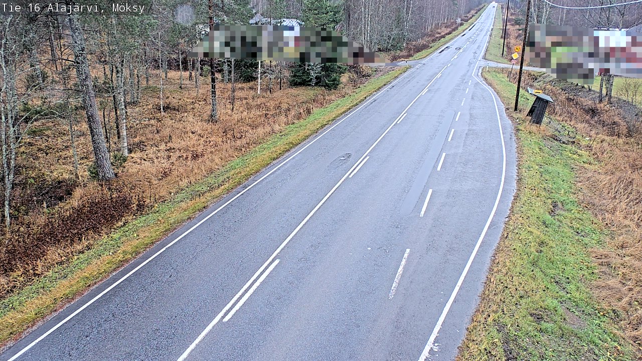 Weather Camera Image Väg 16 Alajärvi, Möksy, Alajärvi, Etelä-Pohjanmaa