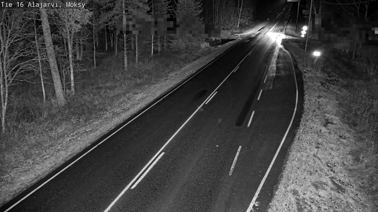 Weather Camera Image Road 16 Alajärvi, Möksy, Alajärvi, Etelä-Pohjanmaa