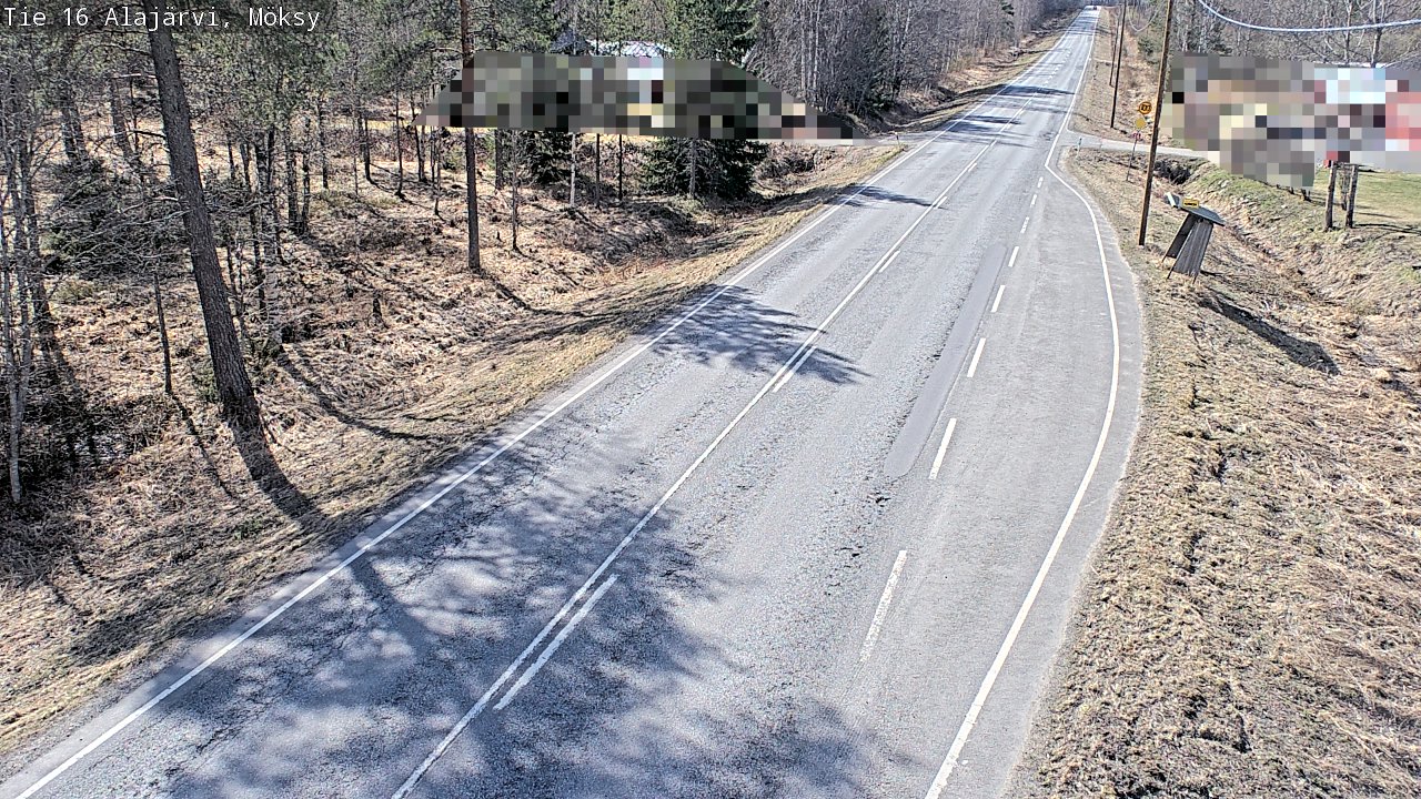 Weather Camera Image Väg 16 Alajärvi, Möksy, Alajärvi, Etelä-Pohjanmaa