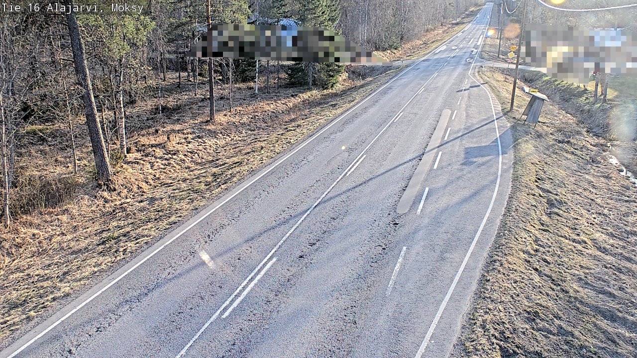 Weather Camera Image Väg 16 Alajärvi, Möksy, Alajärvi, Etelä-Pohjanmaa