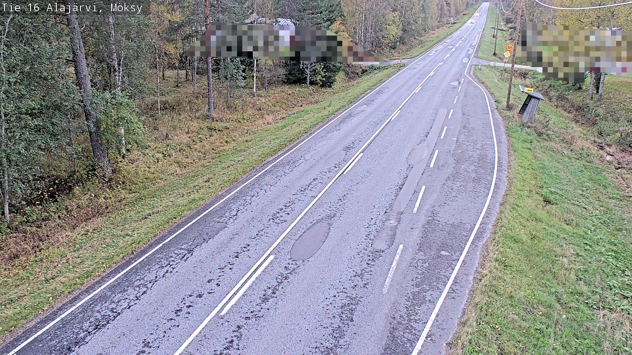 Weather Camera Image Road 16 Alajärvi, Möksy, Alajärvi, Etelä-Pohjanmaa