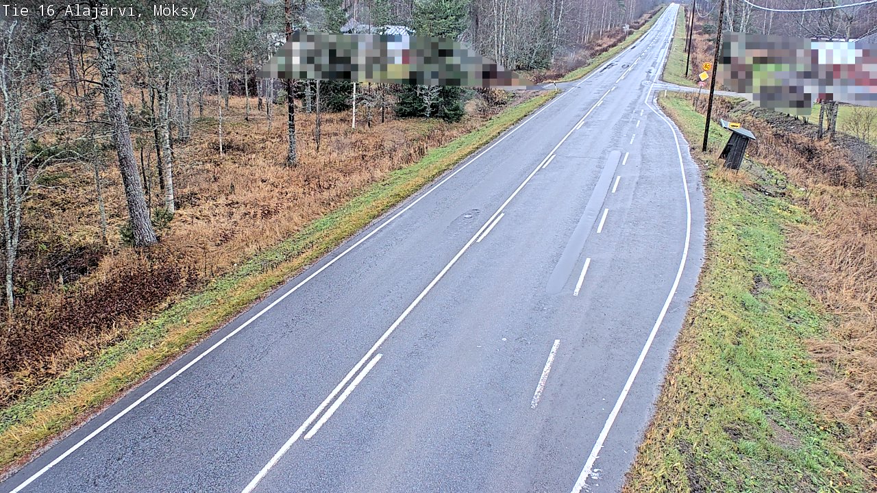 Weather Camera Image Väg 16 Alajärvi, Möksy, Alajärvi, Etelä-Pohjanmaa