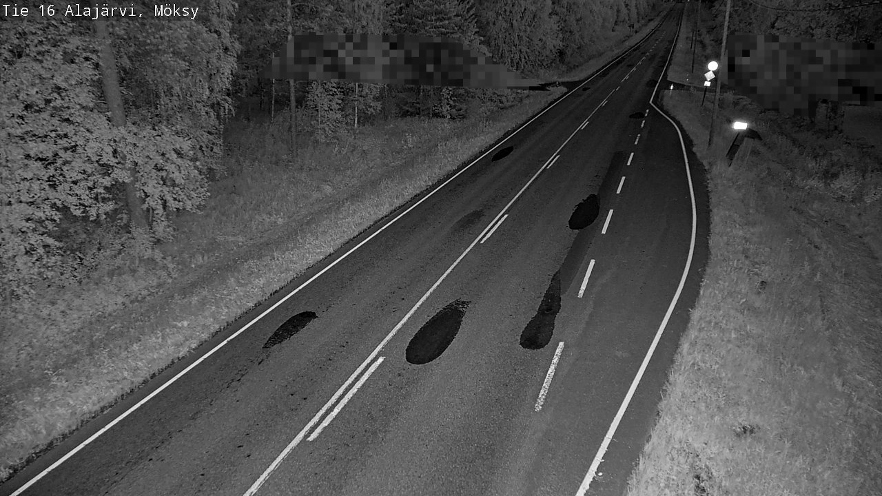 Weather Camera Image Road 16 Alajärvi, Möksy, Alajärvi, Etelä-Pohjanmaa